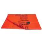 Trailblazer Survival Sleeping Bag - Heavy-Duty Orange PVC Construction, Printed Emergency Instructions, Weather-Resistant - Dimensions 29 1/2”x 74”