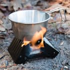 Trailblazer Folding Pocket Stove With Eight Wax Fuel Cubes