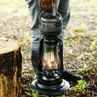 With a wide base to prevent tipping and a durable powder-coated finish, this is a lantern you can trust when you really need it