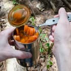 Camp Dining Tool With Knife, Fork, Spoon, Can Opener