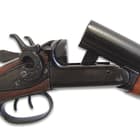 From dual triggers to the break-open, lead-spitting barrels, this beautiful replica will make you feel like Doc Holliday