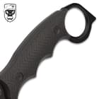 The SOA Night Ranger Fixed Blade Knife has an open-ring pommel for added control when using