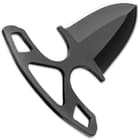 Black Legion Shadow Dagger with Nylon Sheath | Push Dagger | Black