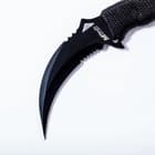 10" TACTICAL COMBAT KARAMBIT KNIFE Survival Hunting BOWIE Fixed Blade w/SHEATH