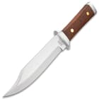 Timber Wolf Expedition Set With Sheath - Camp Axe and Fixed Blade Knife, 1055 Carbon Steel Blades, Wooden Handles