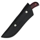 Timber Wolf Deer Hunter Olive Red Wood Damascus