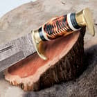 Timber Wolf Golden Stag Bowie Knife
