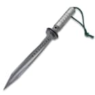 The Wartech Helix Tri-Edge Dagger has a stainless steel blade with three, razor-sharp edges