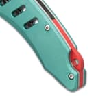 Contender Cruiser D2 Pocket Knife - D2 Tool Steel Blade, Advanced Ball Bearing Opening, Aluminum Handle, Pocket Clip - Closed Length 5”