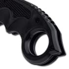 The assisted opening karambit knife is 5 1/4” when closed and makes a great everyday carry with its convenient pocket clip