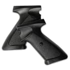 The removable shoulder stock and pistol grips lets you use the air gun as either a pistol or a rifle
