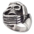 Headache Skull Stainless Steel Ring