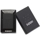 Zippo Black Crackle Lighter