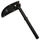 The 15 1/2” overall tactical kama comes with a tough, nylon belt sheath to protect the blade for storage and carry