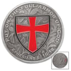 2019 Armor Of God Coin - Crafted Of Metal Alloy, Detailed 3D Relief On Each Side, Collectible - Diameter 1 5/8”