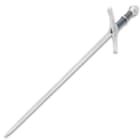 A side view of the Legends In Steel Mini Replica Warrior Short Broadsword