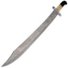 Legends In Steel Genuine Bone & Buffalo Horn Damascus Scimitar Sword