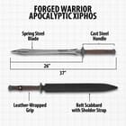 Forged Warrior Apocalyptic Xiphos Sword And Scabbard