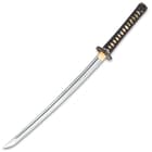 Shikoto Lonquan Master Touchstone Three-Piece Sword Set - Katana, Wakizashi, Tanto, T10 High Carbon Steel Blades, Clay-Tempered