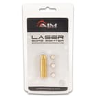 AIMS .243/.308 Win/7MM-08 Rem Laser Bore Sighter - Brass Construction, Red Laser, 5mW Power, 635/655NM Wavelength, Weighs 2.20 Oz