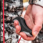 The handle and hooks are made of Dupont nylon to add toughness and the molded rubber finger groove design is comfortable