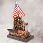 Raising The Flag At Iwo Jima Sculpture - Intricately Detailed, Accurate Replica Statue - Dimensions 11”x 5”x 17”