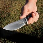 A detailed look at the knife blade
