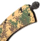 The SOA Camo Field Pocket Knife The SOA Camo Field Pocket Knife comes with a firestarter that is integrated into the handle