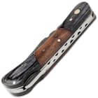 Timber Wolf File Worked Damascus Pocket Knife