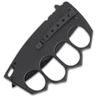 The assisted opening pocket knife is 4 3/4”, when closed, and there is a sturdy stainless pocket clip for ease of carry