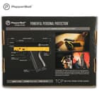 The PepperBall TCP Consumer Kit comes in a hardside plastic carrying case