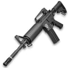 HellBoy M4 CO2 Air Rifle - Semi-Automatic, Full-Metal Construction, Field-Strippable, 18-Round Magazine, Adjustable Stock