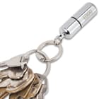 BugOut Water-Resistant Micro Lighter On Keyring - Stainless Steel Construction, Screw Top With O-Ring Seal, Fluid Not Included