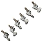 The tuning machines are die-cast chrome