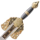 The 11 1/8” overall reproduction letter opener sword is a fine tribute to the last Moorish king of Granada’s legacy