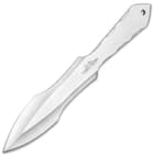 Gil Hibben Champion Throwing Knife Set With Sheath - Solid, One-Piece Stainless Steel Construction, Lanyard Hole - Length 11”