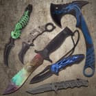 Fantasy Blade Starter Set - Six Pieces, Stainless Steel Blades, TPU Handles, Variety Of Knives