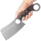 Shinwa Ryori Cleaver Knife With Sheath - 3Cr13 Stainless Steel Blade, Titanium Coating, G10 Handle Scales - Length 12”