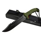 13" TACTICAL SURVIVAL Rambo Hunting FIXED BLADE KNIFE Army Bowie w/ SHEATH