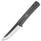 The assisted opening pocket knife is 9" in overall length