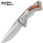 ridge runner doc holiday assisted opening pocket knife drop point blade