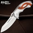 Ridge Runner Desk Jockey Pocket Knife - Stainless Steel Blade, Assisted Opening, Pakkawood Handle Inserts, Pocket Clip