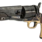 1860 Army Case Hardened Black Powder Pistol - Accurate Replica, Casehardened Steel Frame, .44 Caliber, 8” Barrel