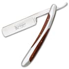 Kriegar Vintage Barbershop Folding Straight Razor - Wood-Accented Handle