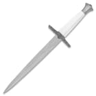 The Witching White Short Sword has a polished 2Cr13 stainless steel blade