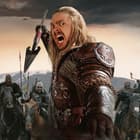 Éomer was a captain of the king’s cavalry, Marshal of the Mark, and one of Rohan’s mightiest warriors