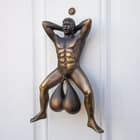 Doorballs Door Knocker - High-Quality PVC Construction, Incredibly Detailed, Mounting Tape - Dimensions 9”x 6”x 2”