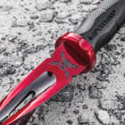 Cardinal Sin Red M48 Cyclone - 2Cr13 Stainless Steel Blade, Reinforced Nylon Handle, Stainless Steel Guard And Pommel