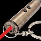 Tomahawk Rifle Round LED Light/Pen/Laser Pointer - Realistic Looking Bullet, Aluminum Construction, Key Chain - Length 3 1/4”