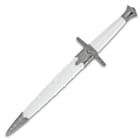 Witching White Short Sword And Sheath 2Cr13